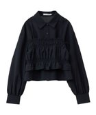 【グリーンパークス/Green Parks】の・ELENCARE DUE ビスチェ付ショートシャツ Black|ID: prp329100004126741 ipo3291000000028183235