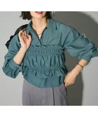 【グリーンパークス/Green Parks】の・ELENCARE DUE ビスチェ付ショートシャツ 人気、トレンドファッション・服の通販 founy(ファニー) ファッション Fashion レディースファッション WOMEN トップス・カットソー Tops/Tshirt シャツ/ブラウス Shirts/Blouses ビスチェ Bustier A/W・秋冬 Aw・Autumn/Winter・Fw・Fall-Winter アンサンブル Ensemble インナー Inner キャミソール Camisole シャーリング Shirring ショート Short スリーブ Sleeve バランス Balance ビスチェ Bustier フィット Fit フェミニン Feminine フリル Frills ポケット Pocket ワイド Wide thumbnail Green|ID: prp329100004126741 ipo3291000000028183237