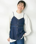 【クラフトスタンダードブティック/CRAFT STANDARD BOUTIQUE】のデニム2WAYキャミビスチェ Indigo|ID: prp329100004126752 ipo3291000000028183288