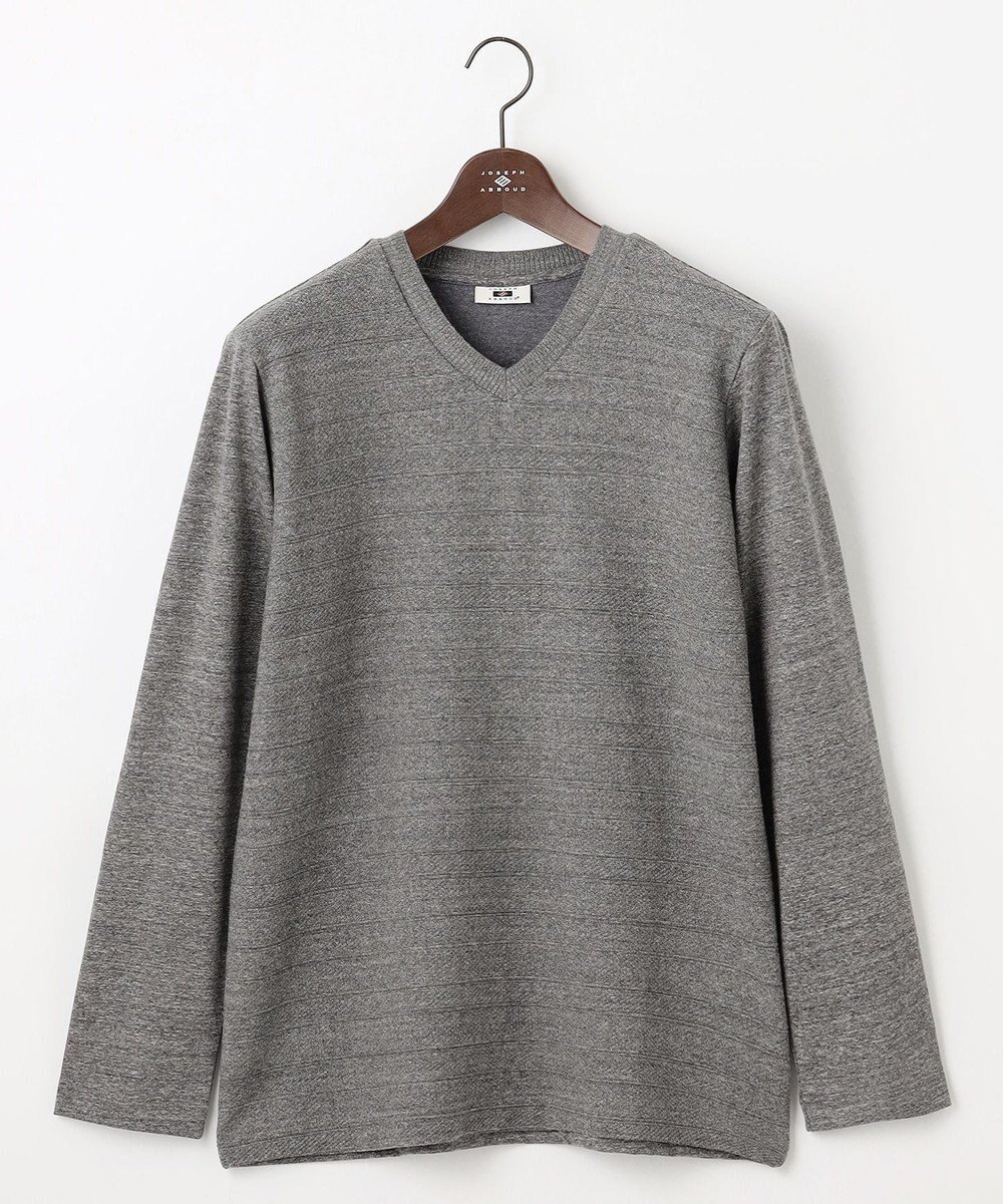 【ジョセフ アブード/JOSEPH ABBOUD / MEN】の【オーガニックコットン使用/サスティナブル】JOE COTTON リンクス Tシャツ インテリア・キッズ・メンズ・レディースファッション・服の通販 founy(ファニー) 　ファッション　Fashion　メンズファッション　MEN　トップス・カットソー　Tops/Tshirt/Men　シャツ　Shirts　カットソー　Cut And Sew　ジャケット　Jacket　A/W・秋冬　Aw・Autumn/Winter・Fw・Fall-Winter　再入荷　Restock/Back In Stock/Re Arrival　エレガント 上品　Elegant　グレー系|ID: prp329100004129151 ipo3291000000028217173