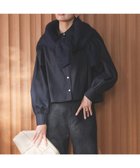 【アンフィーロ 自由区/UNFILO】の【抗菌防臭/洗える】ボリュームスリーブ クロップドシャツ ブラック|ID: prp329100004129172 ipo3291000000032563481