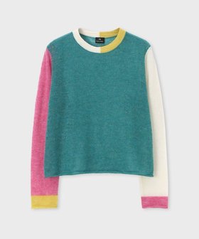 【ポール スミス/Paul Smith】のカラーブロック シアー ニット 人気、トレンドファッション・服の通販 founy(ファニー) ファッション Fashion レディースファッション WOMEN トップス・カットソー Tops/Tshirt ニット Knit Tops A/W・秋冬 Aw・Autumn/Winter・Fw・Fall-Winter おすすめ Recommend シアー Sheer ショート Short セーター Sweater ブロック Block モヘヤ Mohair |ID:prp329100004130075