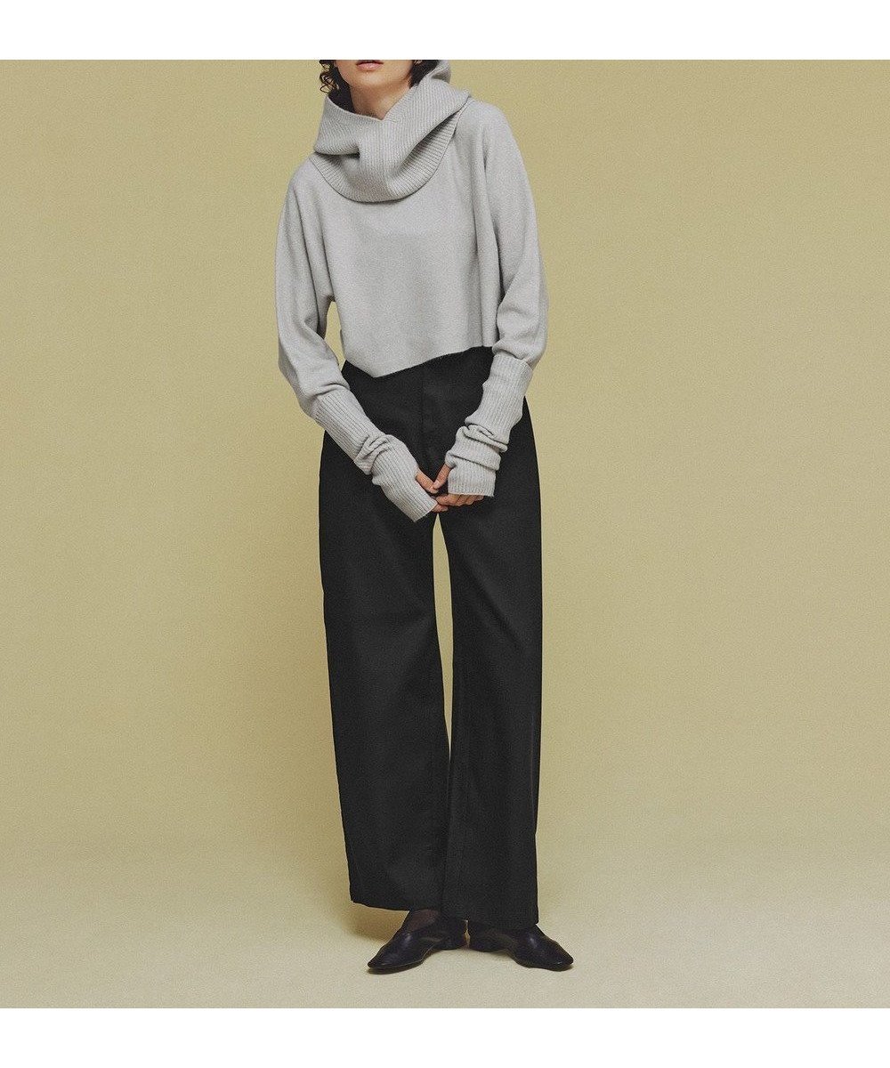 【アンフィーロ 自由区/UNFILO】のカーブワイドパンツ インテリア・キッズ・メンズ・レディースファッション・服の通販 founy(ファニー) 　ファッション　Fashion　レディースファッション　Fashion for Women　パンツ　Pants & Trousers　おすすめ　Recommended / Our Picks　コンパクト　Compact, Small Size　ショート　Short, Short Length　ダブル　Double, Double-Breasted　トレンド　Trend, Trending Now　エレガント 上品　Elegant　A/W・秋冬　Autumn/Winter　ブラック|ID: prp329100004130118 ipo3291000000035664893