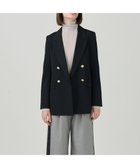 【グレース コンチネンタル/GRACE CONTINENTAL】のダブルブレストstジャケット 人気、トレンドファッション・服の通販 founy(ファニー) ファッション Fashion レディースファッション WOMEN アウター Coat Outerwear ジャケット Jackets テーラードジャケット Tailored Jackets A/W・秋冬 Aw・Autumn/Winter・Fw・Fall-Winter S/S・春夏 Ss・Spring/Summer おすすめ Recommend ジャケット Jacket セットアップ Set Up ダブル Double チェック Check メタル Metal ワイド Wide 夏 Summer thumbnail ブラック|ID: prp329100004130147 ipo3291000000028236044