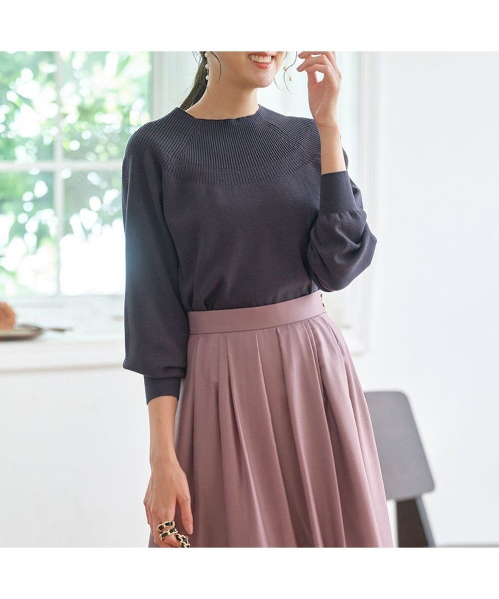 【エニィ スィス/any SiS】の【洗える】ショート丈 プルオーバー インテリア・キッズ・メンズ・レディースファッション・服の通販 founy(ファニー) 　ファッション　Fashion　レディースファッション　WOMEN　トップス・カットソー　Tops/Tshirt　ニット　Knit Tops　プルオーバー　Pullover　インナー　Inner　ショート　Short　ストレッチ　Stretch　セーター　Sweater　エレガント 上品　Elegant　洗える　Washable　A/W・秋冬　Aw・Autumn/Winter・Fw・Fall-Winter　軽量　Lightweight　スレート|ID: prp329100004131545 ipo3291000000031978108