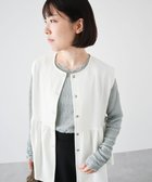 【グリーンパークス/Green Parks】のカットジョーゼットペプラムベスト 人気、トレンドファッション・服の通販 founy(ファニー) ファッション Fashion レディースファッション WOMEN アウター Coat Outerwear トップス・カットソー Tops/Tshirt ベスト/ジレ Gilets/Vests A/W・秋冬 Aw・Autumn/Winter・Fw・Fall-Winter おすすめ Recommend アクセサリー Accessories インナー Inner ジョーゼット Georgette フェミニン Feminine ベスト Vest ペプラム Peplum ポケット Pocket ロング Long エレガント 上品 Elegant thumbnail Ivory|ID: prp329100004131589 ipo3291000000028253871