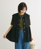 【グリーンパークス/Green Parks】のカットジョーゼットペプラムベスト 人気、トレンドファッション・服の通販 founy(ファニー) ファッション Fashion レディースファッション WOMEN アウター Coat Outerwear トップス・カットソー Tops/Tshirt ベスト/ジレ Gilets/Vests A/W・秋冬 Aw・Autumn/Winter・Fw・Fall-Winter おすすめ Recommend アクセサリー Accessories インナー Inner ジョーゼット Georgette フェミニン Feminine ベスト Vest ペプラム Peplum ポケット Pocket ロング Long エレガント 上品 Elegant thumbnail Black|ID: prp329100004131589 ipo3291000000028253872