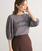 【グリーンパークス/Green Parks】のランタンスリーブ表面カットロゴプルオーバー Gray|ID: prp329100004131607 ipo3291000000033531014