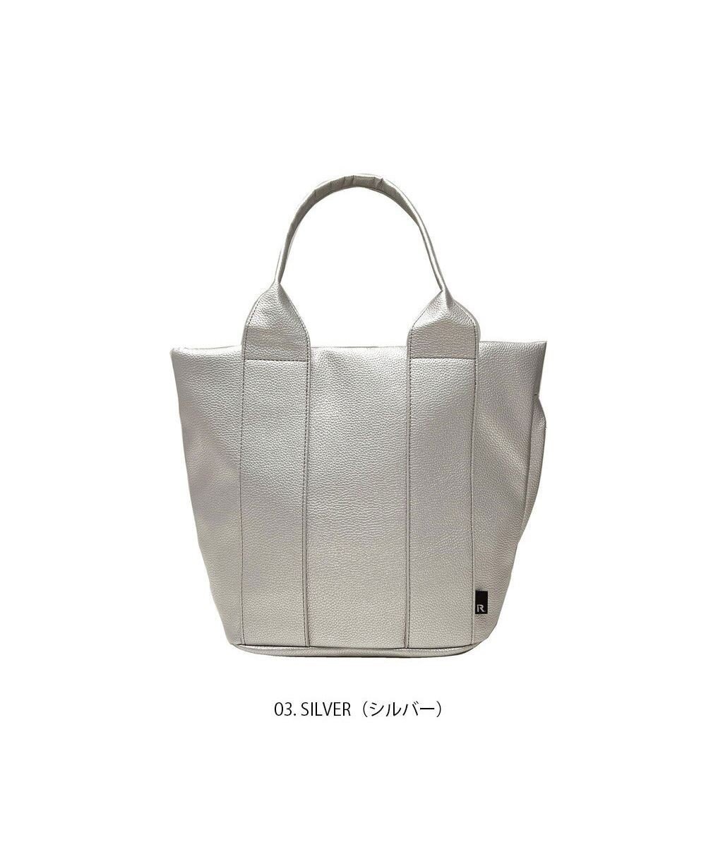 【ルートート/ROOTOTE】の1323【自立+ボンディング】SN.ミディアム.ジェントリー-B インテリア・キッズ・メンズ・レディースファッション・服の通販 founy(ファニー) 　ファッション　Fashion　レディースファッション　WOMEN　バッグ　Bag　カメラ　Camera　クッション　Cushion　軽量　Lightweight　ハンカチ　Handkerchief　フェイクレザー　Faux Leather　フォルム　Form　ボンディング　Bonding　ポケット　Pocket　おすすめ　Recommend　NEW・新作・新着・新入荷　New Arrivals　ビジネス 仕事 通勤　Business　03:シルバー|ID: prp329100004135765 ipo3291000000028306091