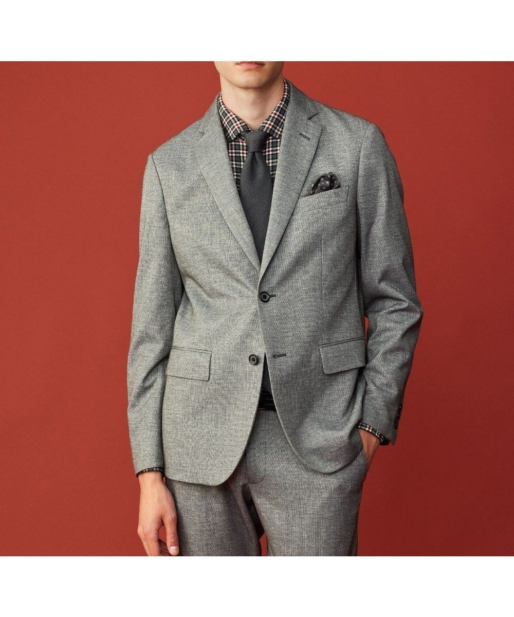 【ジョセフ アブード/JOSEPH ABBOUD / MEN】の【ストレッチ/セットアップ/弱撥水】フランネル ジャージ ジャケット 人気、トレンドファッション・服の通販 founy(ファニー) 　ファッション　Fashion　メンズファッション　MEN　アウター　Coats Outerwear/Men　テーラードジャケット　Tailored Jackets　シンプル　Simple　ジャケット　Jacket　ジャージ　Jersey　ジャージー　Jersey　ストレッチ　Stretch　セットアップ　Set Up　テーラード　Tailored　プリント　Print　再入荷　Restock/Back In Stock/Re Arrival　A/W・秋冬　Aw・Autumn/Winter・Fw・Fall-Winter　 other-1|ID: prp329100004135769 ipo3291000000028306149