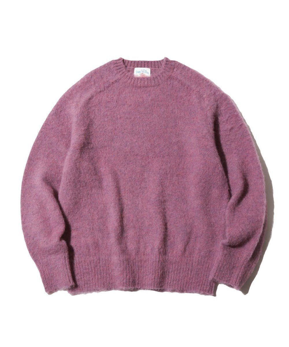 【ジェイ プレス/J.PRESS / MEN】の【J.PRESS ORIGINALS】SHETLAND WOOL SHAGGY KNIT / JAPAN MADE インテリア・キッズ・メンズ・レディースファッション・服の通販 founy(ファニー) 　ファッション　Fashion　メンズファッション　MEN　トップス・カットソー　Tops/Tshirt/Men　ニット　Knit Tops　クラシカル　Classical　クラシック　Classic　軽量　Lightweight　ショルダー　Shoulder　セーター　Sweater　A/W・秋冬　Aw・Autumn/Winter・Fw・Fall-Winter　日本製　Made In Japan　犬　Dog　パープル系|ID: prp329100004135800 ipo3291000000028306231