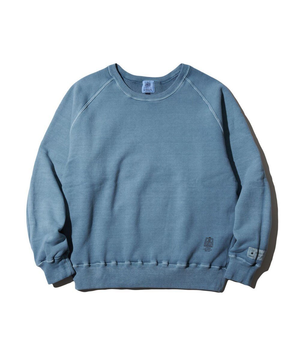 【ジェイ プレス/J.PRESS / MEN】の【J.PRESS ORIGINALS】SUPER SOFT FLEECE RAGLAN SWEATSHIRT / MOC-T インテリア・キッズ・メンズ・レディースファッション・服の通販 founy(ファニー) 　ファッション　Fashion　メンズファッション　MEN　トップス・カットソー　Tops/Tshirt/Men　パーカ　Sweats　シャツ　Shirts　コラボ　Collaboration　スウェット　Sweat　スリーブ　Sleeve　プリント　Print　別注　Special Order　A/W・秋冬　Aw・Autumn/Winter・Fw・Fall-Winter　S/S・春夏　Ss・Spring/Summer　夏　Summer　ブルー系|ID: prp329100004135802 ipo3291000000028306241