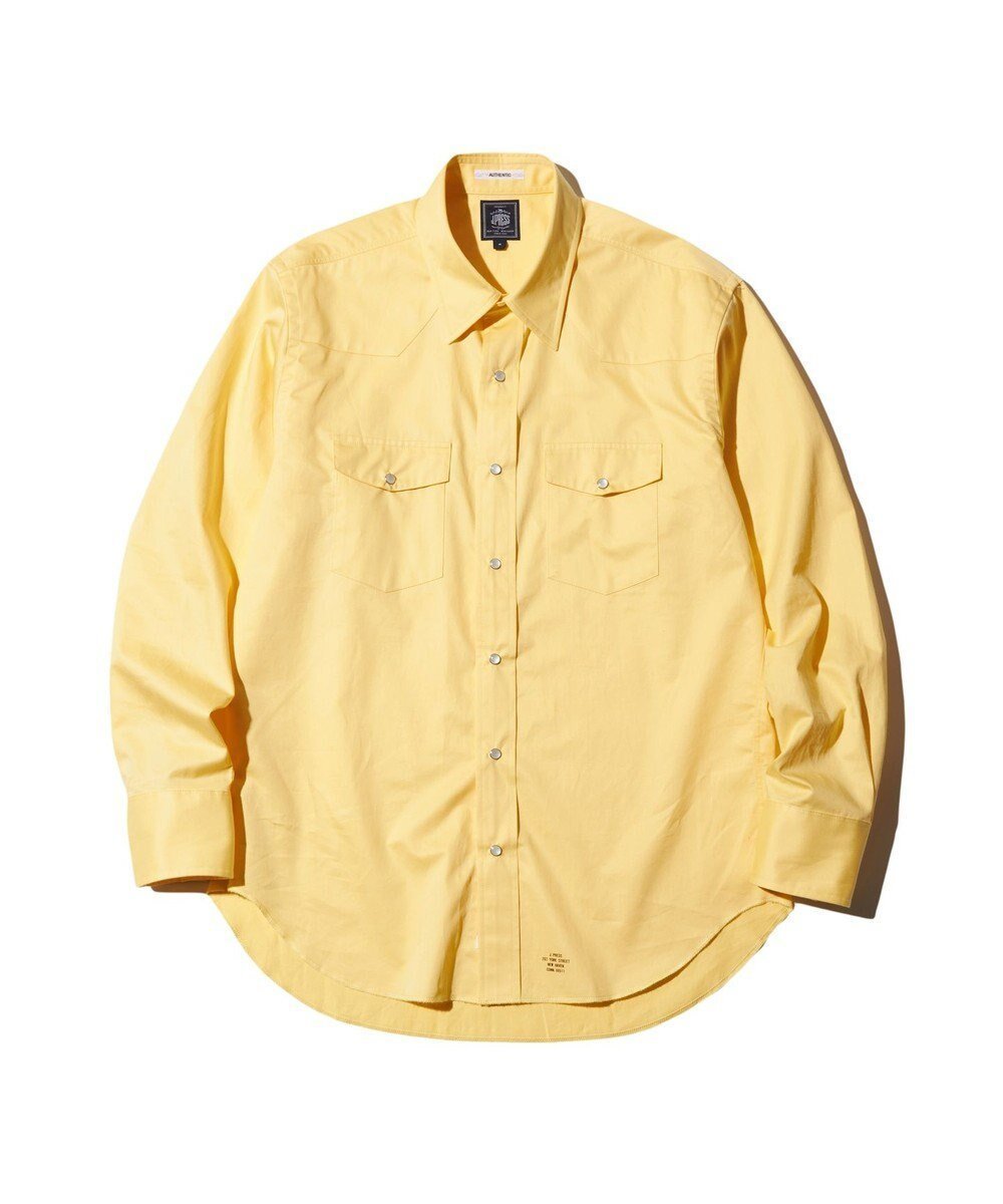 【ジェイ プレス/J.PRESS / MEN】の【J.PRESS ORIGINALS】IVY COWBOY SHIRT インテリア・キッズ・メンズ・レディースファッション・服の通販 founy(ファニー) 　ファッション　Fashion　メンズファッション　MEN　トップス・カットソー　Tops/Tshirt/Men　シャツ　Shirts　A/W・秋冬　Aw・Autumn/Winter・Fw・Fall-Winter　S/S・春夏　Ss・Spring/Summer　ベーシック　Basic　夏　Summer　イエロー系|ID: prp329100004135812 ipo3291000000028306273