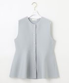 【エニィ スィス/any SiS】の【洗える】ペプラムニット ジレ 人気、トレンドファッション・服の通販 founy(ファニー) ファッション Fashion レディースファッション WOMEN アウター Coat Outerwear トップス・カットソー Tops/Tshirt ニット Knit Tops ベスト/ジレ Gilets/Vests A/W・秋冬 Aw・Autumn/Winter・Fw・Fall-Winter セーター Sweater トレンド Trend パール Pearl フレア Flare ベスト Vest ペプラム Peplum リブニット Rib Knit エレガント 上品 Elegant 洗える Washable thumbnail スカイブルー|ID: prp329100004135846 ipo3291000000028306403