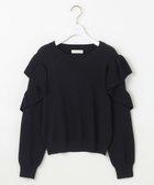 【エニィ スィス/any SiS】の【洗える】フリルスリーブ ニット 人気、トレンドファッション・服の通販 founy(ファニー) ファッション Fashion レディースファッション WOMEN トップス・カットソー Tops/Tshirt ニット Knit Tops A/W・秋冬 Aw・Autumn/Winter・Fw・Fall-Winter コンシャス Conscious スリーブ Sleeve セーター Sweater フェミニン Feminine フリル Frills エレガント 上品 Elegant 洗える Washable thumbnail ブラック|ID: prp329100004135848 ipo3291000000028306422