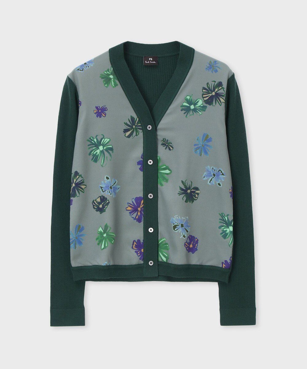 【ポール スミス/Paul Smith】のPainted Cosmos コンビ カーディガン インテリア・キッズ・メンズ・レディースファッション・服の通販 founy(ファニー) 　ファッション　Fashion　レディースファッション　WOMEN　トップス・カットソー　Tops/Tshirt　カーディガン　Cardigans　A/W・秋冬　Aw・Autumn/Winter・Fw・Fall-Winter　おすすめ　Recommend　カーディガン　Cardigan　コンパクト　Compact　コンビ　Combination　シンプル　Simple　プリント　Print　再入荷　Restock/Back In Stock/Re Arrival　カーキ|ID: prp329100004135858 ipo3291000000028306486