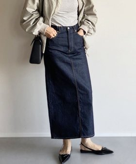 【ウォードブルー/WOADBLUE】 I LINE DENIM SKIRT(RIGID BLUE)Iライン デニムスカート人気、トレンドファッション・服の通販 founy(ファニー) ファッション Fashion レディースファッション WOMEN スカート Skirt デニムスカート Denim Skirts ショート Short シンプル Simple スニーカー Sneakers デニム Denim トレンド Trend ファブリック Fabric A/W・秋冬 Aw・Autumn/Winter・Fw・Fall-Winter |ID:prp329100004135869