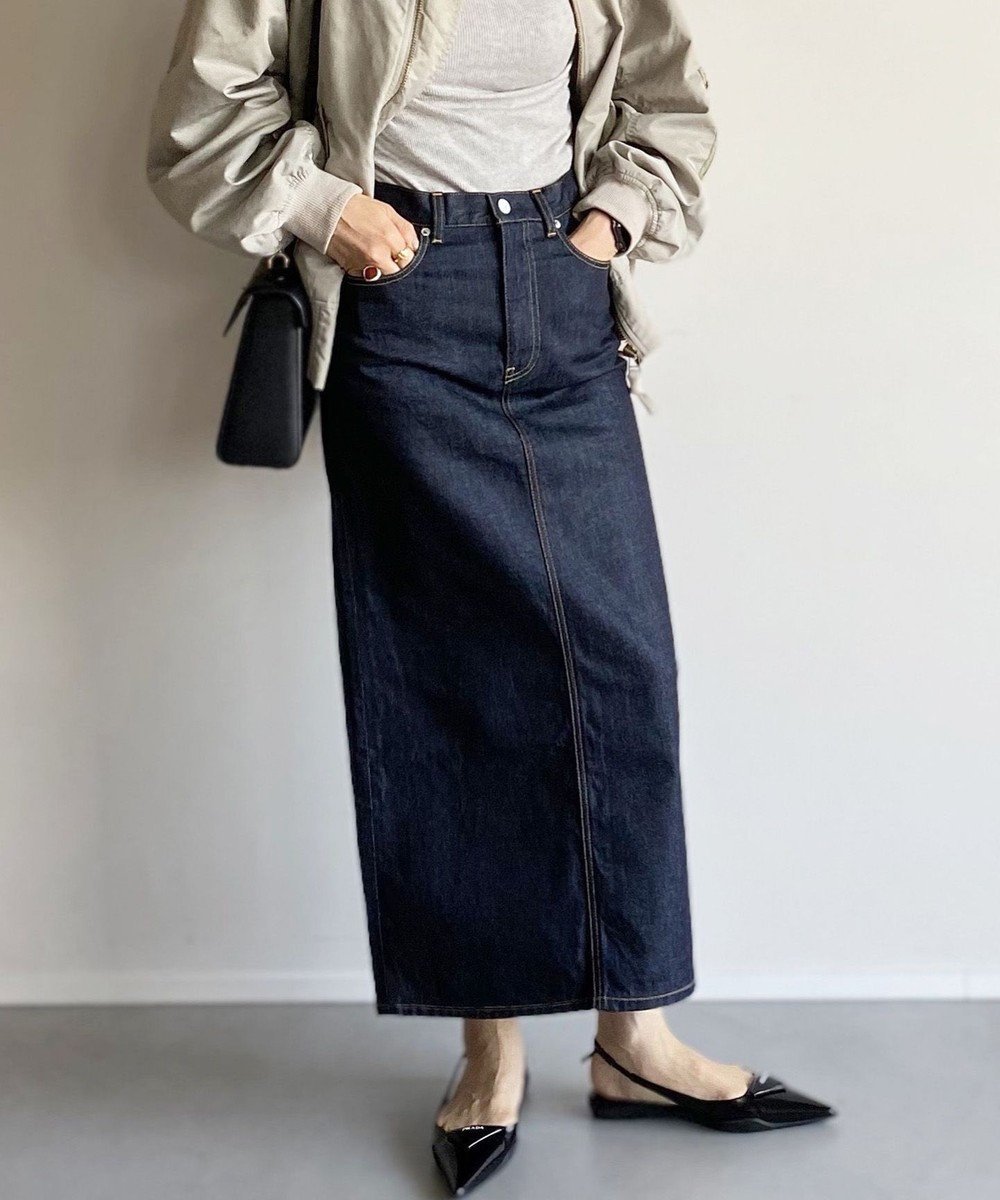 【ウォードブルー/WOADBLUE】のI LINE DENIM SKIRT(RIGID BLUE)Iライン デニムスカート 人気、トレンドファッション・服の通販 founy(ファニー) 　ファッション　Fashion　レディースファッション　WOMEN　スカート　Skirt　デニムスカート　Denim Skirts　ショート　Short　シンプル　Simple　スニーカー　Sneakers　デニム　Denim　トレンド　Trend　ファブリック　Fabric　A/W・秋冬　Aw・Autumn/Winter・Fw・Fall-Winter　 other-1|ID: prp329100004135869 ipo3291000000028306549