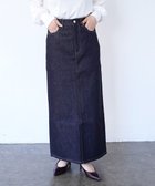 【ウォードブルー/WOADBLUE】のI LINE DENIM SKIRT(RIGID BLUE)Iライン デニムスカート 人気、トレンドファッション・服の通販 founy(ファニー) ファッション Fashion レディースファッション WOMEN スカート Skirt デニムスカート Denim Skirts ショート Short シンプル Simple スニーカー Sneakers デニム Denim トレンド Trend ファブリック Fabric A/W・秋冬 Aw・Autumn/Winter・Fw・Fall-Winter thumbnail BLUE|ID: prp329100004135869 ipo3291000000029101429