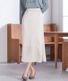 【エニィ スィス/any SiS】の【洗える】ダルサテンナロー スカート ライトグレー|ID: prp329100004135877 ipo3291000000035892112