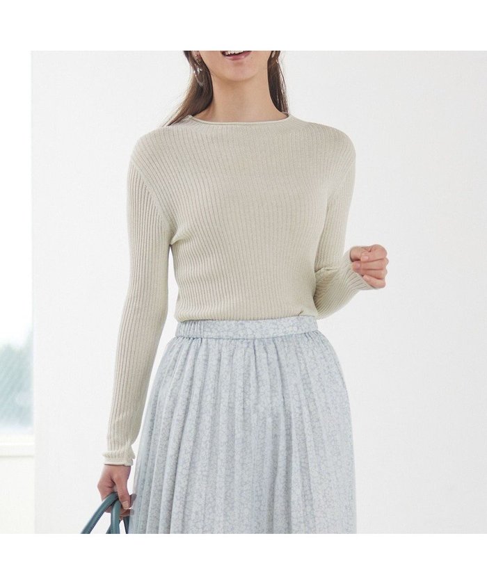 【エニィ スィス/any SiS】の【洗える】ラメシアーリブ ニット インテリア・キッズ・メンズ・レディースファッション・服の通販 founy(ファニー) https://founy.com/ ファッション Fashion レディースファッション Fashion for Women トップス・カットソー Cut & Sew Tops ニット Knit Tops & Sweaters インナー Innerwear シアー Sheer, See-Through セーター Sweater, Knitwear トレンド Trend, Trending Now リブニット Rib Knit, Ribbed Knit エレガント 上品 Elegant 洗える Machine Washable A/W・秋冬 Autumn/Winter |ID: prp329100004135879 ipo3291000000034297942