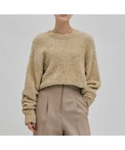 【ベイジ,/BEIGE,】の【洗える】MARRONNIERS / ラメテープヤーンクルーネックニット 人気、トレンドファッション・服の通販 founy(ファニー) ファッション Fashion レディースファッション WOMEN トップス・カットソー Tops/Tshirt ニット Knit Tops A/W・秋冬 Aw・Autumn/Winter・Fw・Fall-Winter アンサンブル Ensemble カットソー Cut And Sew カーディガン Cardigan シンプル Simple スタイリッシュ Stylish セーター Sweater デニム Denim トレンド Trend ボトム Bottom エレガント 上品 Elegant 洗える Washable thumbnail Gold|ID: prp329100004135895 ipo3291000000028306736