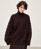 【ベイジ,/BEIGE,】の【洗える】LEADER / ボタンディティールハイネックトップス Bordeaux|ID:prp329100004135899