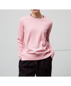 【ベイジ,/BEIGE,】の【洗える】POMPE / ウールカシミヤクルーネックニット 人気、トレンドファッション・服の通販 founy(ファニー) ファッション Fashion レディースファッション WOMEN トップス・カットソー Tops/Tshirt ニット Knit Tops A/W・秋冬 Aw・Autumn/Winter・Fw・Fall-Winter カシミヤ Cashmere シンプル Simple ジャケット Jacket セーター Sweater タイトスカート Tight Skirt ボトム Bottom ワイド Wide エレガント 上品 Elegant 洗える Washable thumbnail Pink×Bordeaux|ID: prp329100004135906 ipo3291000000028306795