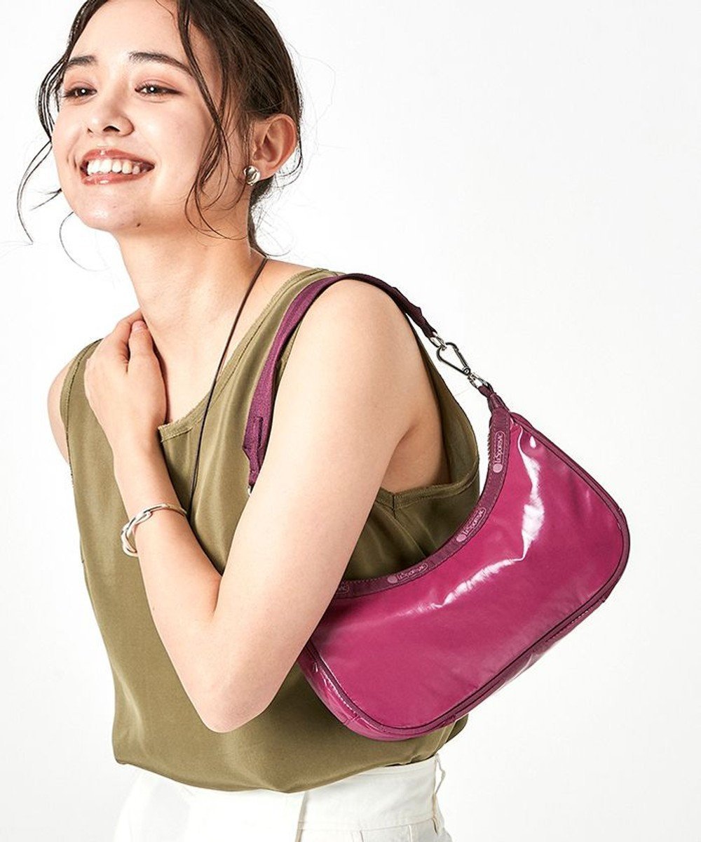 【レスポートサック/LeSportsac】のSM CONV HOBO/パープルベリーシャイン 人気、トレンドファッション・服の通販 founy(ファニー) 　ファッション　Fashion　レディースファッション　WOMEN　アウトドア　Outdoor　コレクション　Collection　ショルダー　Shoulder　スマート　Smart　財布　Wallet　人気　Popularity　プリント　Print　ポケット　Pocket　ポシェット　Pochette　ポーチ　Pouch　おすすめ　Recommend　旅行　Travel　エレガント 上品　Elegant　 other-1|ID: prp329100004135965 ipo3291000000028307038