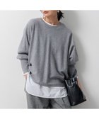 【23区/NIJYUSANKU】の【洗える】ピュアカシミヤ ドルマンスリーブ ニット グレー系|ID:prp329100004136027