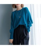 【23区/NIJYUSANKU】の【洗える】ピュアカシミヤ ドルマンスリーブ ニット ターコイズブルー系|ID: prp329100004136027 ipo3291000000031889435