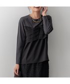 【23区/NIJYUSANKU】の【洗える】ウールライクビスチェコンビ デザイン カットソー 人気、トレンドファッション・服の通販 founy(ファニー) ファッション Fashion レディースファッション Fashion for Women トップス・カットソー Cut & Sew Tops シャツ・ブラウス・オフィスカジュアル Elegant Blouses & Button-Ups ロングTシャツ・Tシャツ Longline T-Shirts & Tees カットソー・ベーシックTシャツ Cut-and-Sewn Tops / Stretch Tees & Basics ビスチェ Bustiers & Corset Tops / Layered Bustier Style イレギュラー Irregular Design エレガント 上品 Elegant 洗える Machine Washable 秋 Autumn カットソー Cut and Sewn Top コンパクト Compact, Small Size ジャケット Jacket, Outerwear ストレッチ Stretch, Stretchy Fabric ツイル Twist, Twisted Detail トレンド Trend, Trending Now ビスチェ Bustier, Corset Top フェミニン Feminine, Girly ボトム Bottoms, Lower Wear ヨーク Yoke, Yoke Design A/W・秋冬 Autumn/Winter 冬 Winter / This Winter 2024年 2024 2024-2025秋冬・A/W Autumn/Winter 2024–25 AW24–25 thumbnail ブラック系|ID: prp329100004136044 ipo3291000000036272626