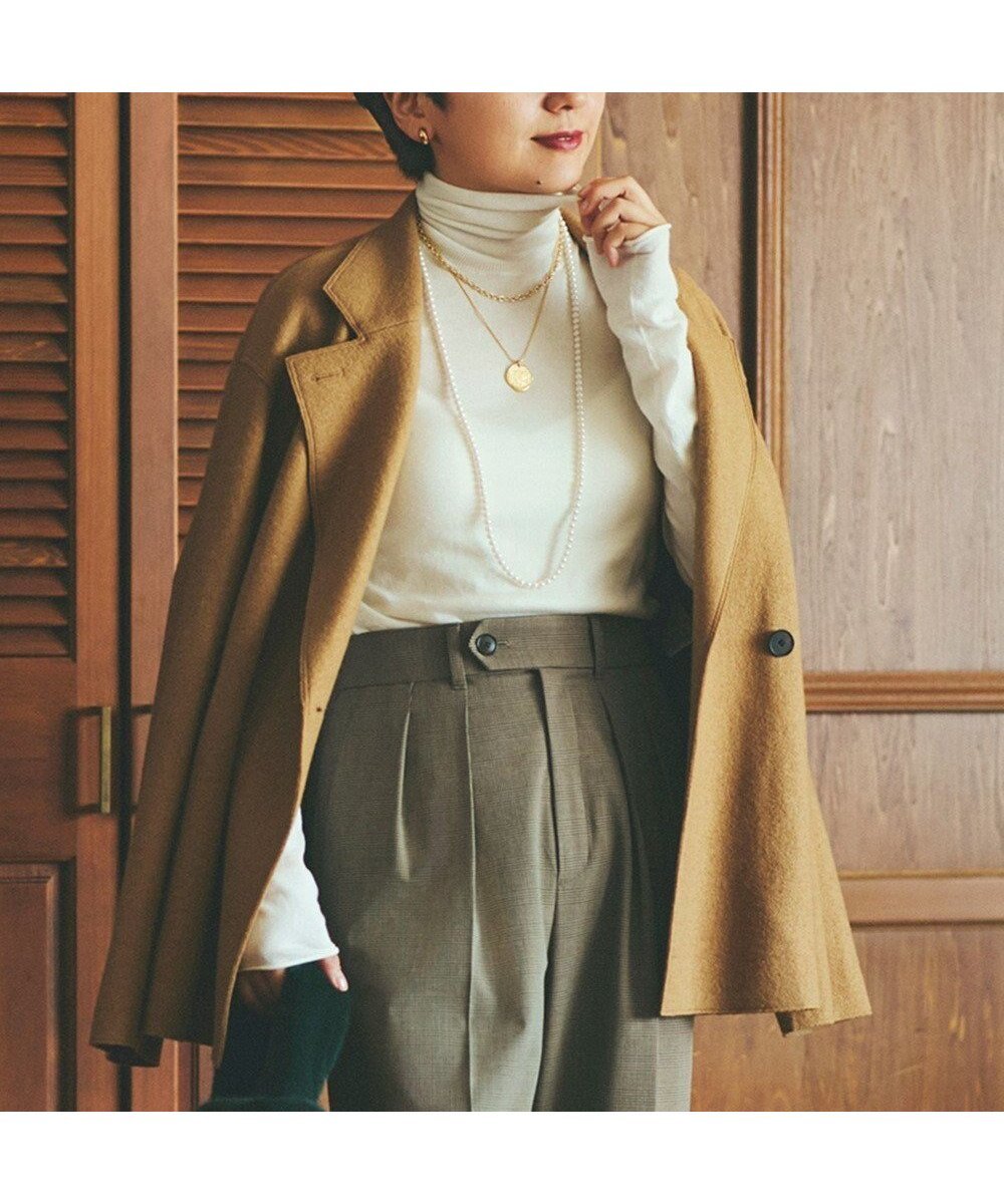 【23区/NIJYUSANKU】のコンプレストパイル ライトアウター インテリア・キッズ・メンズ・レディースファッション・服の通販 founy(ファニー) 　ファッション　Fashion　レディースファッション　WOMEN　アウター　Coat Outerwear　ジャケット　Jackets　エアリー　Airy　クラシカル　Classical　ジャケット　Jacket　ジャージー　Jersey　トレンチ　Trench　トレンド　Trend　バランス　Balance　ボトム　Bottom　ループ　Loop　A/W・秋冬　Aw・Autumn/Winter・Fw・Fall-Winter　冬　Winter　2024年　2024　ビジネス 仕事 通勤　Business　2024-2025秋冬・A/W　Aw/Autumn/Winter/Fw/Fall/2024-2025　キャメル系|ID: prp329100004136046 ipo3291000000028630833
