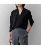 【23区/NIJYUSANKU】の【洗える】ウールテンジク Vネック ニット ブラック系|ID: prp329100004136135 ipo3291000000032677440