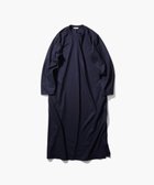 【エイトン/ATON】のMERINO COLLEGE JERSEY クルーネックドレス NAVY|ID:prp329100004136167