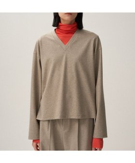 【エイトン/ATON】のMERINO COLLEGE JERSEY Vネックプルオーバー 人気、トレンドファッション・服の通販 founy(ファニー) ファッション Fashion レディースファッション WOMEN トップス・カットソー Tops/Tshirt シャツ/ブラウス Shirts/Blouses ロング / Tシャツ T-Shirts プルオーバー Pullover カットソー Cut and Sewn Vネック V-Neck カットソー Cut And Sew ジャージ Jersey ジャージー Jersey セットアップ Set Up ドレープ Drape バランス Balance ワイド Wide A/W・秋冬 Aw・Autumn/Winter・Fw・Fall-Winter NEW・新作・新着・新入荷 New Arrivals おすすめ Recommend |ID:prp329100004136168