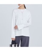 【組曲/KUMIKYOKU】の【先行予約】コットンベア天竺 カフス袖ロングTシャツ 人気、トレンドファッション・服の通販 founy(ファニー) ファッション Fashion レディースファッション WOMEN トップス・カットソー Tops/Tshirt シャツ/ブラウス Shirts/Blouses ロング / Tシャツ T-Shirts カットソー Cut and Sewn インナー Inner カットソー Cut And Sew カフス Cuffs カーディガン Cardigan スリット Slit パール Pearl ロング Long A/W・秋冬 Aw・Autumn/Winter・Fw・Fall-Winter 再入荷 Restock/Back In Stock/Re Arrival S/S・春夏 Ss・Spring/Summer 夏 Summer thumbnail アイボリー系|ID: prp329100004136218 ipo3291000000028308469