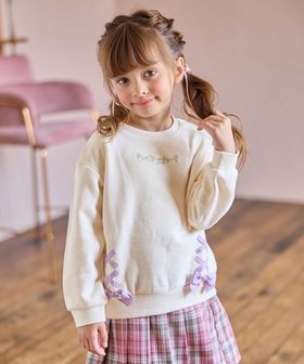 【エニファム/any FAM / KIDS】 裾レースアップトレーナー人気、トレンドファッション・服の通販 founy(ファニー) ファッション Fashion キッズファッション KIDS トップス・カットソー Tops/Tees/Kids 秋 Autumn/Fall ガーリー Girly スウェット Sweat 定番 Standard ポケット Pocket リボン Ribbon レース Race A/W・秋冬 Aw・Autumn/Winter・Fw・Fall-Winter NEW・新作・新着・新入荷 New Arrivals |ID:prp329100004136368