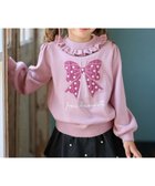 【エニファム/any FAM / KIDS】の首フリルしあわせタッチニット 人気、トレンドファッション・服の通販 founy(ファニー) ファッション Fashion キッズファッション KIDS トップス・カットソー Tops/Tees/Kids A/W・秋冬 Aw・Autumn/Winter・Fw・Fall-Winter セーター Sweater ドット Dot フリル Frills ポケット Pocket リボン Ribbon 洗える Washable thumbnail ピンク|ID: prp329100004136384 ipo3291000000028310920