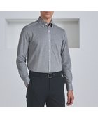 【五大陸/gotairiku / MEN】のNEW/胸ポケット付【吸水速乾/ストレッチ】クールマックス鹿の子 ビズシャツ_ボタンダウン ライトグレー系|ID: prp329100004137039 ipo3291000000033487266