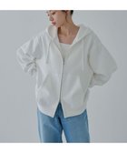 【ウィゴー/WEGO】の【ユニセックス着用ITEM/SMLサイズ展開】リラックスフィットダブルZIPパーカー ホワイト|ID:prp329100004137084