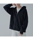 【ウィゴー/WEGO】の【ユニセックス着用ITEM/SMLサイズ展開】リラックスフィットダブルZIPパーカー ブラック|ID: prp329100004137084 ipo3291000000028325298