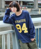 【ウィゴー/WEGO】の【ユニセックス着用ITEM】ナンバリングフットボールBIG T(LS) ネイビー|ID: prp329100004137377 ipo3291000000028329472