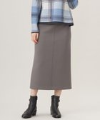 【ジェイ プレス/J.PRESS】の【WEB限定カラーあり・洗える】ダンボール ナロー スカート スレート系|ID:prp329100004137400