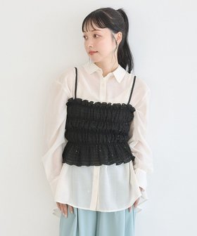 【アースミュージックアンドエコロジー/earth music&ecology】 スパンコールシャーリングビスチェ人気、トレンドファッション・服の通販 founy(ファニー) ファッション Fashion レディースファッション WOMEN トップス・カットソー Tops/Tshirt ビスチェ Bustier NEW・新作・新着・新入荷 New Arrivals A/W・秋冬 Aw・Autumn/Winter・Fw・Fall-Winter おすすめ Recommend シャーリング Shirring ジャケット Jacket スパンコール Sequins ビスチェ Bustier フィット Fit ポケット Pocket ラップ Wrap エレガント 上品 Elegant |ID:prp329100004137412