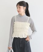 【アースミュージックアンドエコロジー/earth music&ecology】のスパンコールシャーリングビスチェ 人気、トレンドファッション・服の通販 founy(ファニー) ファッション Fashion レディースファッション WOMEN トップス・カットソー Tops/Tshirt ビスチェ Bustier A/W・秋冬 Aw・Autumn/Winter・Fw・Fall-Winter おすすめ Recommend シャーリング Shirring ジャケット Jacket スパンコール Sequins ビスチェ Bustier フィット Fit ポケット Pocket ラップ Wrap エレガント 上品 Elegant thumbnail Ivory|ID: prp329100004137412 ipo3291000000028329702