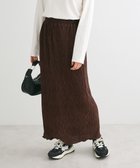 【グリーンパークス/Green Parks】の・ANDSEARCH プリーツ加工Iラインスカート 人気、トレンドファッション・服の通販 founy(ファニー) ファッション Fashion レディースファッション WOMEN スカート Skirt A/W・秋冬 Aw・Autumn/Winter・Fw・Fall-Winter おすすめ Recommend プリーツ Pleats ポケット Pocket ロング Long thumbnail Brown|ID: prp329100004140352 ipo3291000000028400352