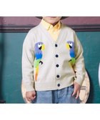 【アミアミ/AmiAmi / KIDS】の【洗濯機可/UNISEX】オウムカーディガン 85cm～130cm グレー|ID:prp329100004140486