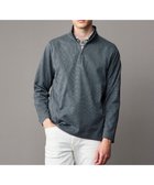 【ジョセフ アブード/JOSEPH ABBOUD / MEN】の【保温性/軽量り/ジャパンファブリック】ストライプジャカードジップ プルオーバー グレー系1|ID: prp329100004141321 ipo3291000000028425430