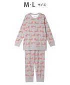 【ツモリチサト スリープ/tsumori chisato SLEEP】のツモリチサト パジャマ 長袖 長ズボン 綿100%(本体) レディース UDX586 /ワコール グレー|ID: prp329100004141327 ipo3291000000028425484